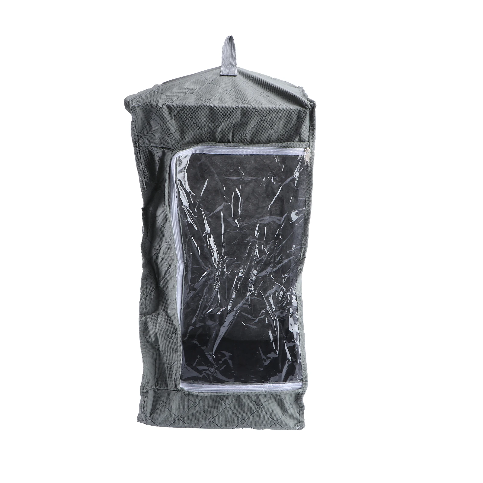 

69 L Visual Storage Box Clothes Container Foldable Bamboo Charcoal Organizer Transparent Window Bag