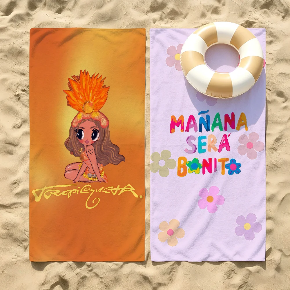

Singer K-Karol G Funny Towel Towels For Beaches Yoga Studios Gyms Hot Springs Swimming Pools And Picnics