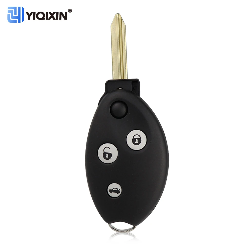 YIQIXIN Key Shell For Citroen C2 C3 C4 C5 C6 C8 Saxo Sega Xsara Picasso Berlingo 3 Button Car Accessories Alarm With Rubber Pad