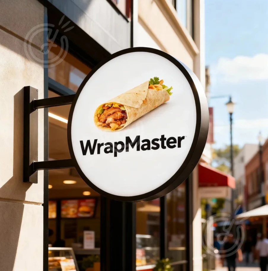 

Custom LED Sign – Double Sided Illuminated Business Logo Lightbox for Storefront Shop Cafe Advertising Salon Restaurant&outdoor