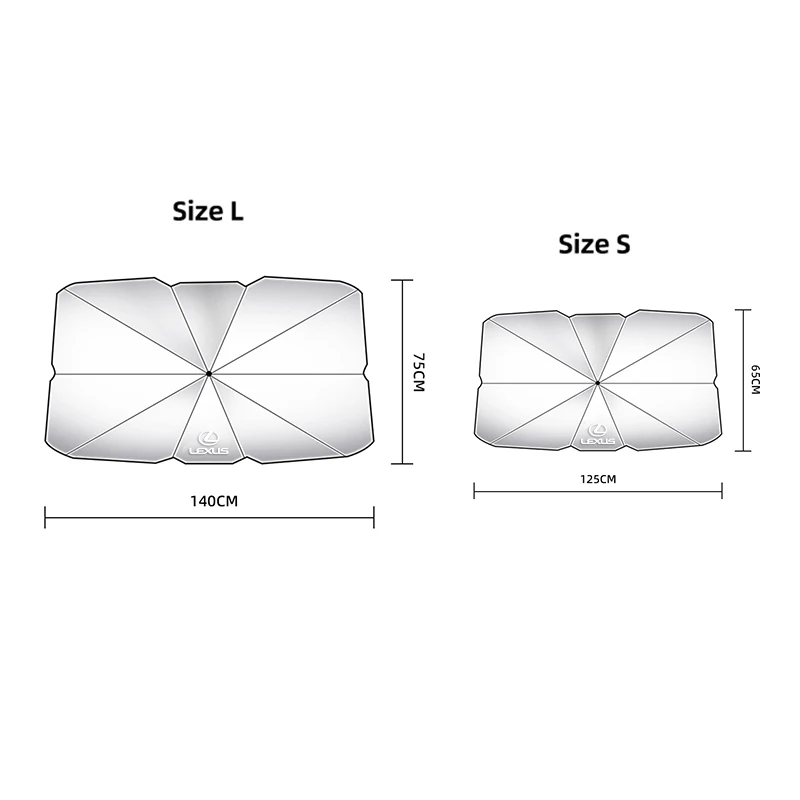 زجاج سيارة مظلة من الشمس السيارات UV غطاء للحماية لكزس RX300 IS200 IS250 ES350 Ct200h UX250h NX300h RX350 ES300h LS