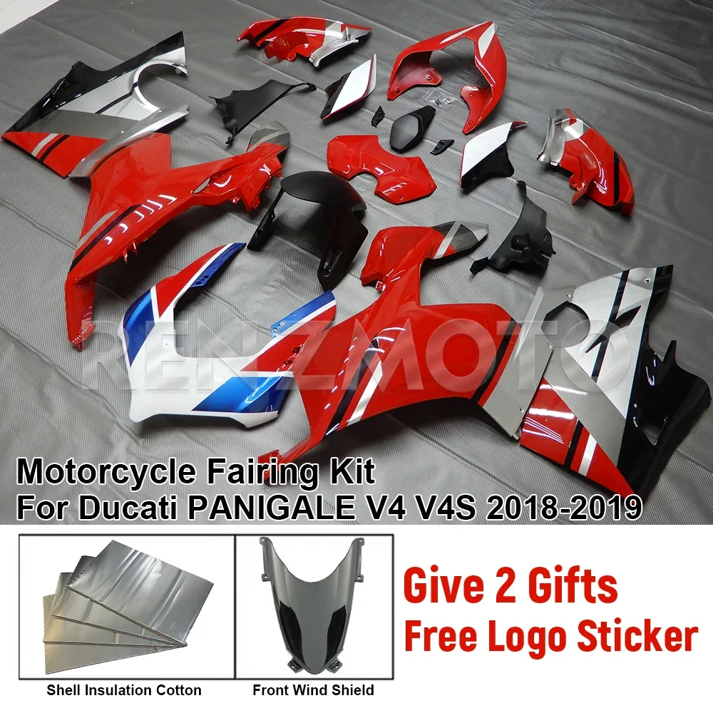 New ABS For Ducati Panigale V4 V4s S 2018-2019 Motorcycle Bike Fairings Set Body Kit Bodywork Set Shell Injection 104