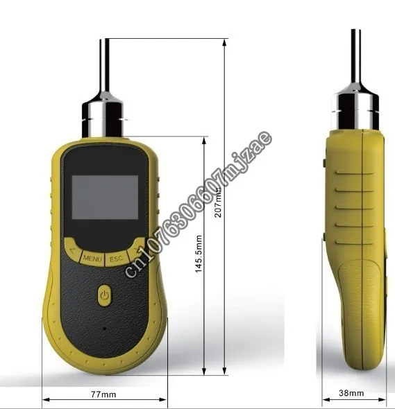 

Portable O2 Oxygen Gas Detector 0-25% 0-30%VOL For Food Bag Packaging with Needle Oxygen Analyzer