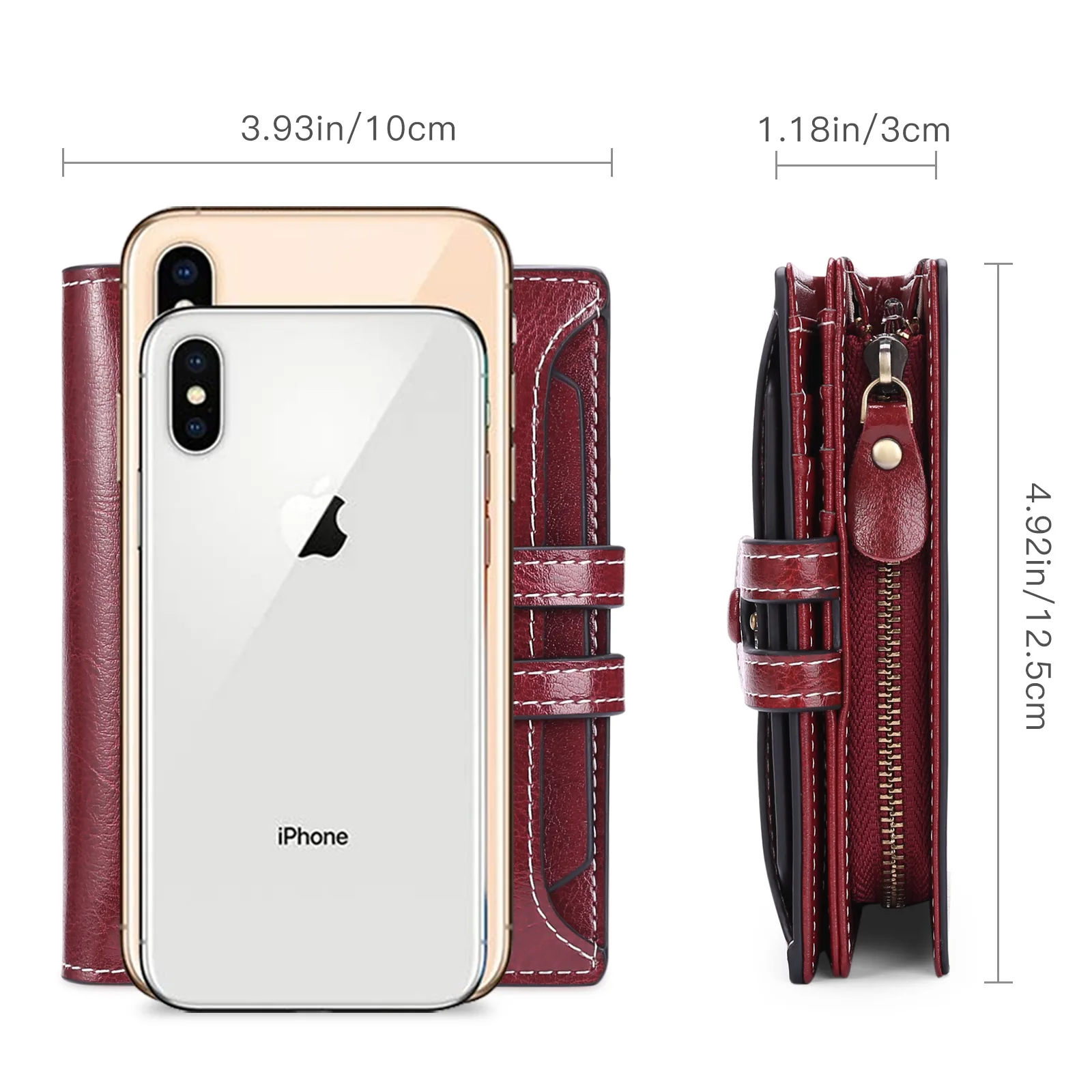 Women Short Wallet Fashion Luxury Split Leather Female Wallets Small Zipper Coin Pocket Money Bag Wallets Card Holder Purse