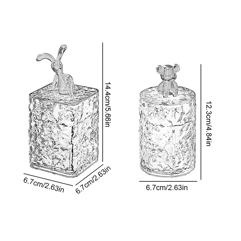 Scatola di stuzzicadenti di coniglio creativo scatola di immagazzinaggio di tampone di cotone contenitore di supporto per rossetto Dispenser di