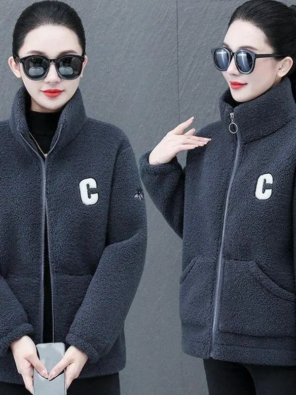 sli-thiened-double-sided-fce-jaet-women's-zipper-sweatirt-coat-warm-faionable-loose-cotton-puffer-vest