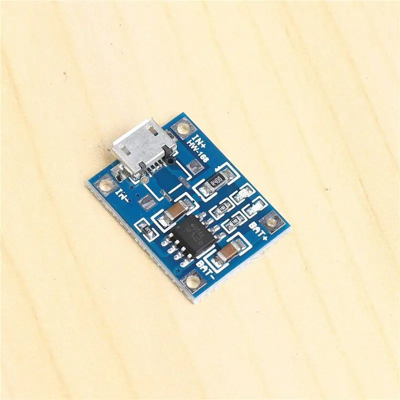 ABGI 6X Micro-USB TP4056 1A 18650 Lithium Battery Charging Module Board for DIY Power Bank
