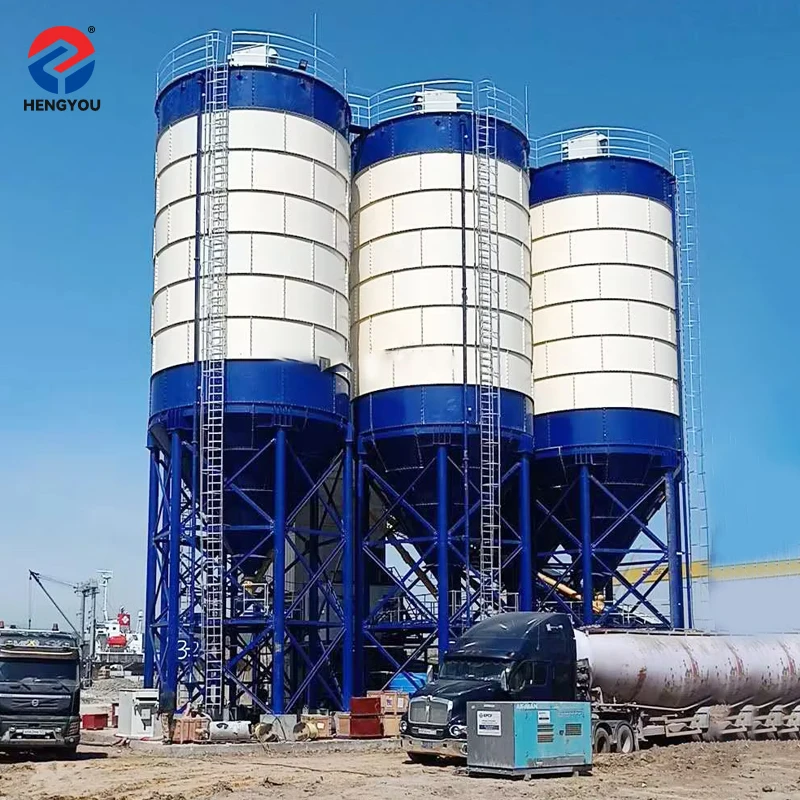 Factory direct 20t 50t 100t 200t bolted cement silo concrete plant cement silo