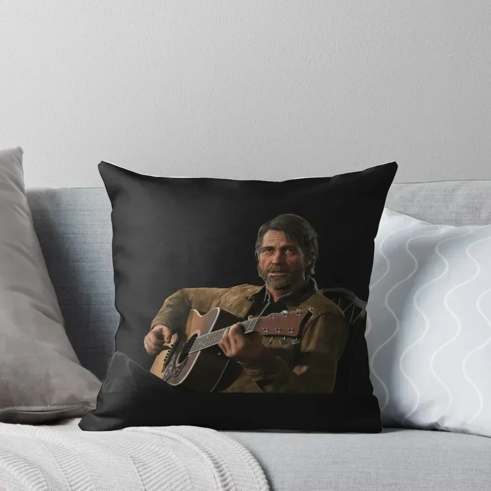 Joel and his guitar Throw Pillow Cushion Cover For Sofa Christmas Pillow Cushions For Sofa Cushions For Children pillow