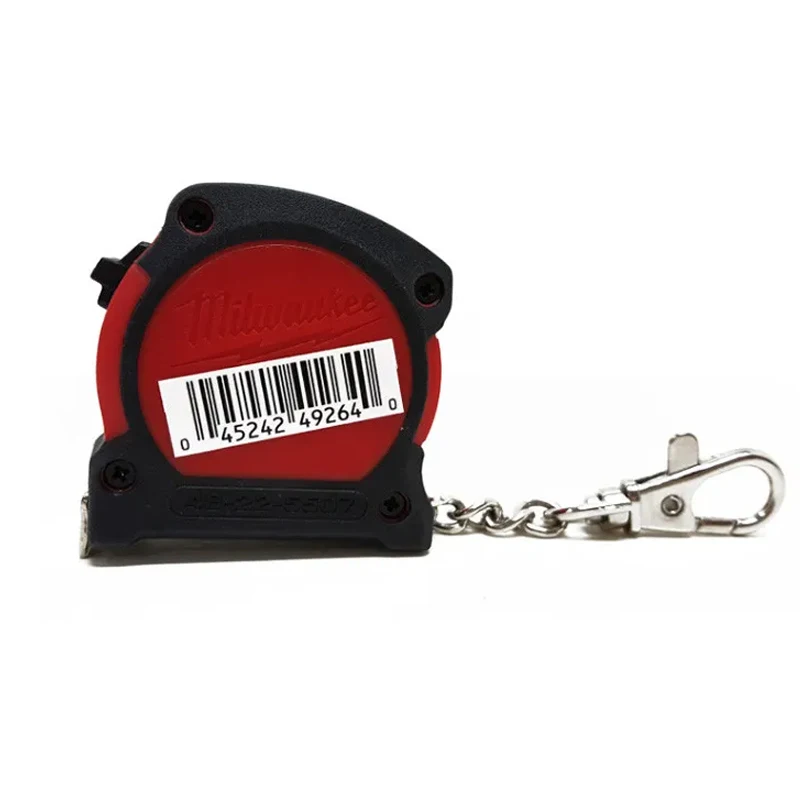 Milwaukee 48-22-5507 Mini Tape Measure 2M Compact Portable Keychain Tape Measure Secure Durable Measurement Tool