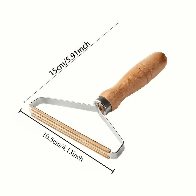 Wooden handle pet hair remover, clothing, carpet, sofa, cat and dog hair cleaner, fabric adhesive hair scraper, divine tool
