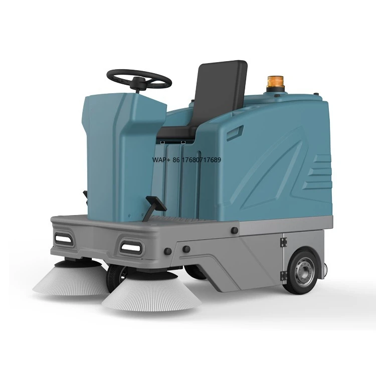 EVERLIFT High Efficiency Ride on Floor Cleaning Electric Street Sweeper Machine  Industrial Floor Sweeper