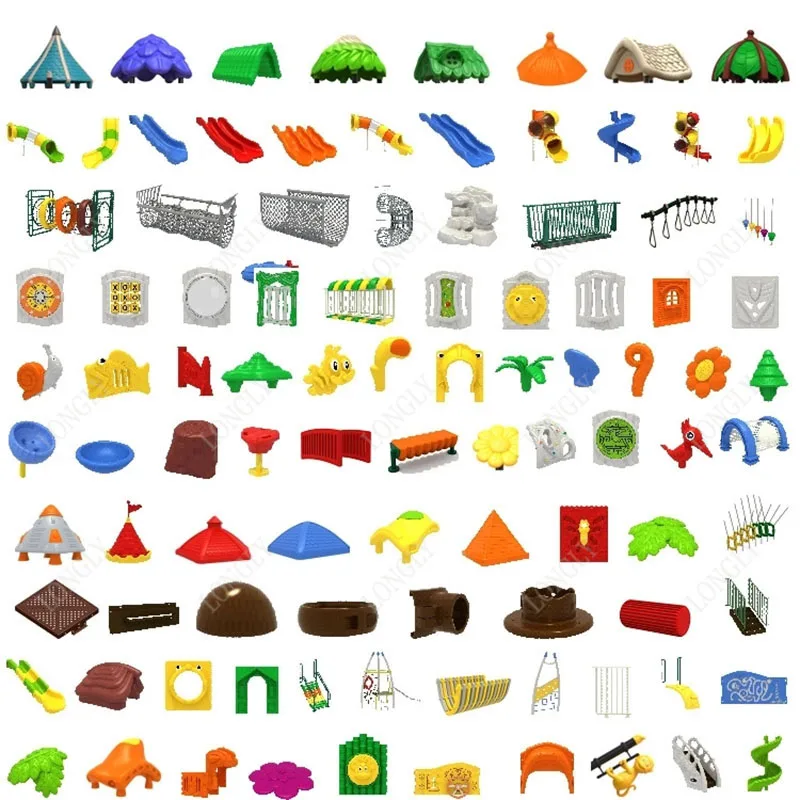 Simple Style Kids Slide Commercial Amusement Park Equipment Outdoor  Playground