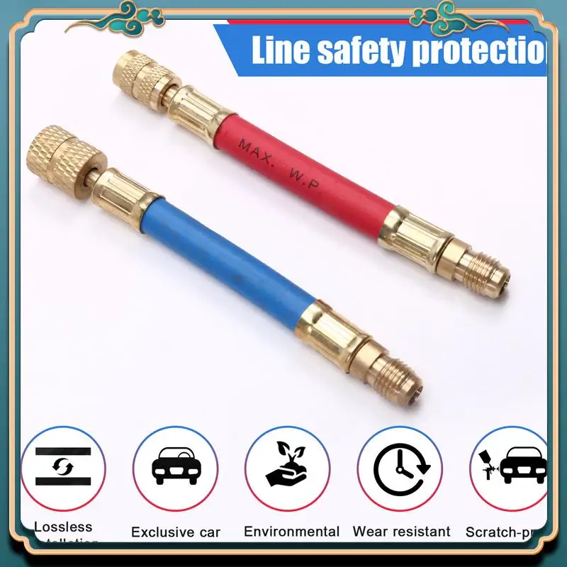 

L39A-8Pcs Автомобильный кондиционер Охлаждение R134A R12 Многоцелевой конвертер Адаптеры для кондиционера Разъем