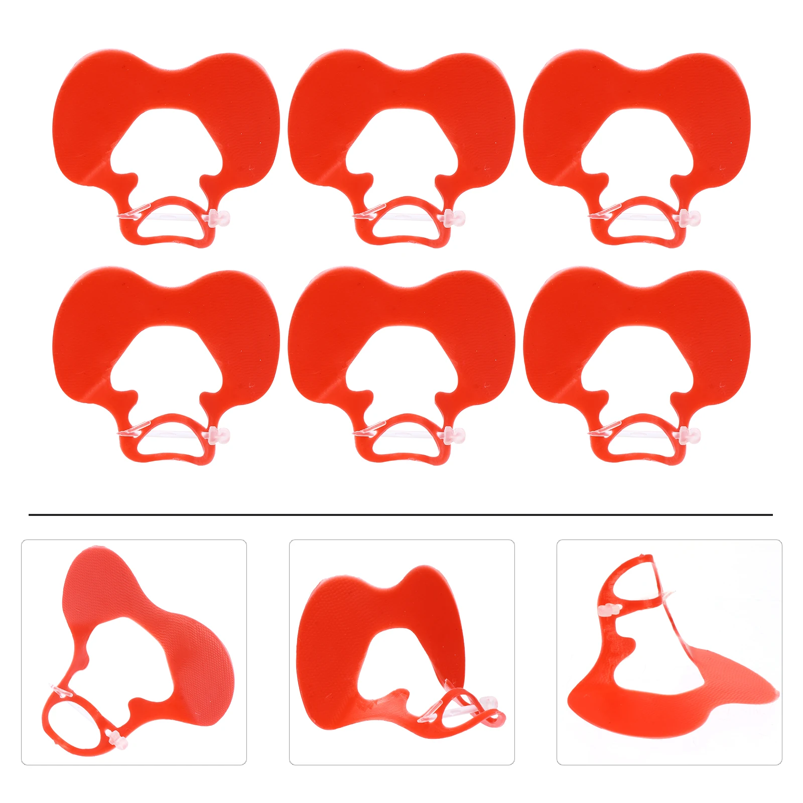 

50pcs Duck Pecking Glasses Goose Eye Mask Muscovy Plastic Long Lasting Farm Tool Easy Install Nosrils Pet Supplies