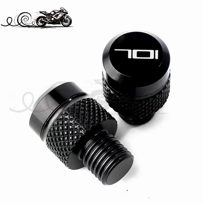 ل Husqvarna Svartpilen 401 250 701 Vitpilen 250 Norden 901 2018-2024 دراجة نارية CNC المرايا ثقب التوصيل مسامير قبعات الموضوع الترباس