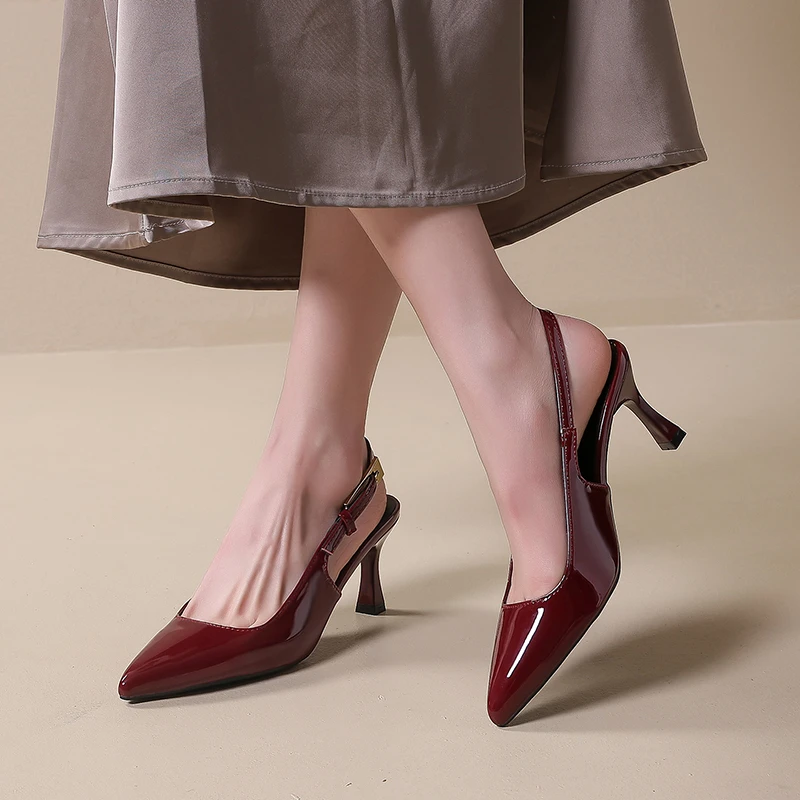 Yazlık Sivri Burun Açık Burun  - Platform Mule Heel incelemesi ve fiyatı