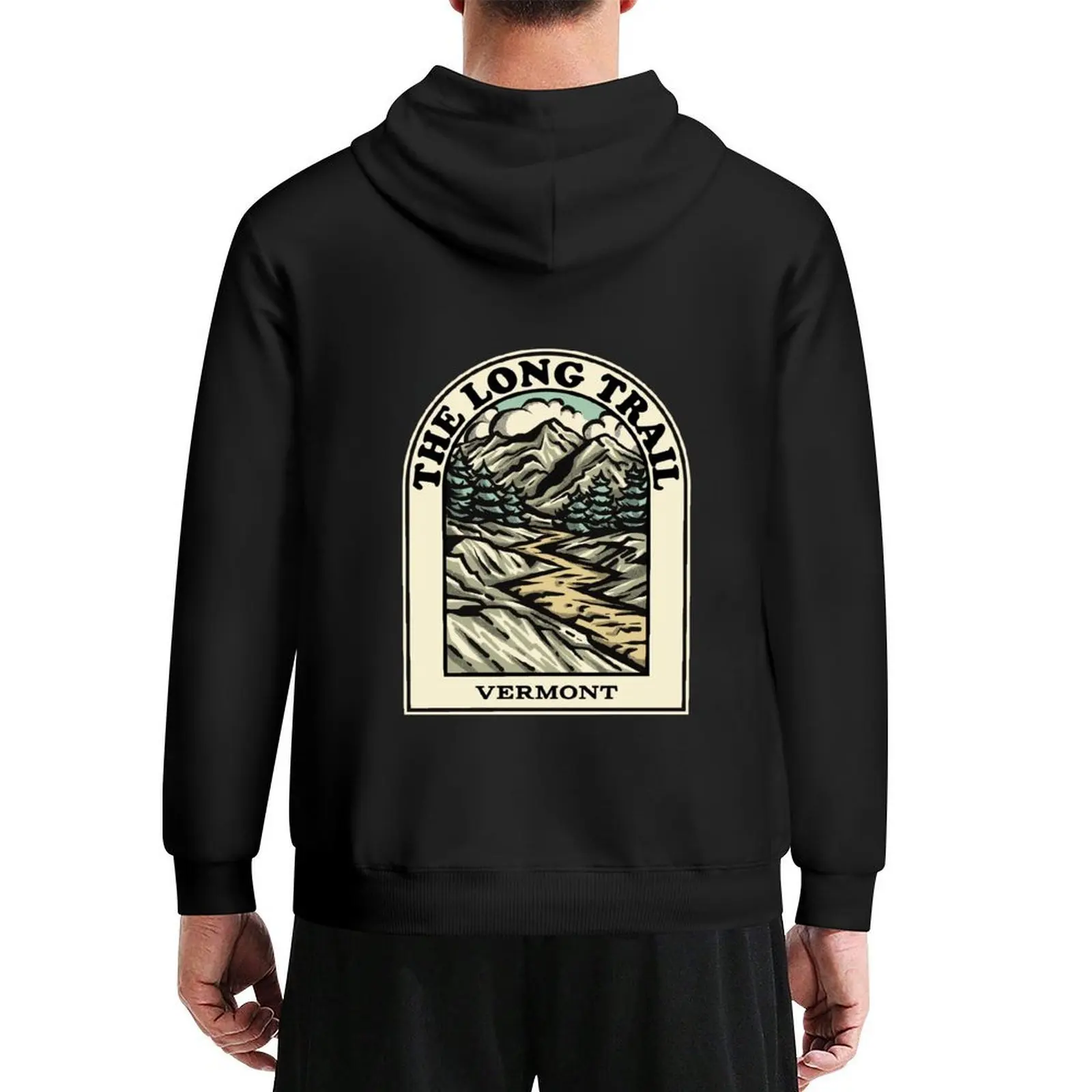 

The Long Trail Vermont hiking backpacking trail Hoodie clothes for men aesthetic clothing autumn jacket men big size hoodie