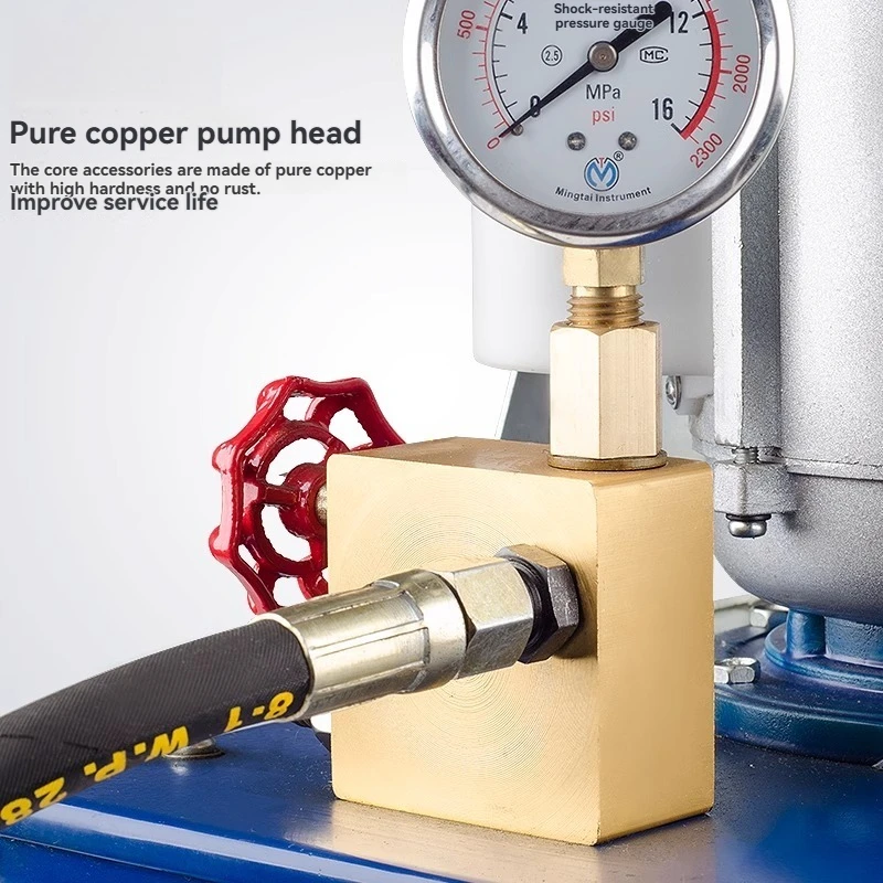 ポータブル電動圧力試験ポンプ プレス圧力試験ポンプ パイプ圧力試験ポンプ 建設現場専用機器