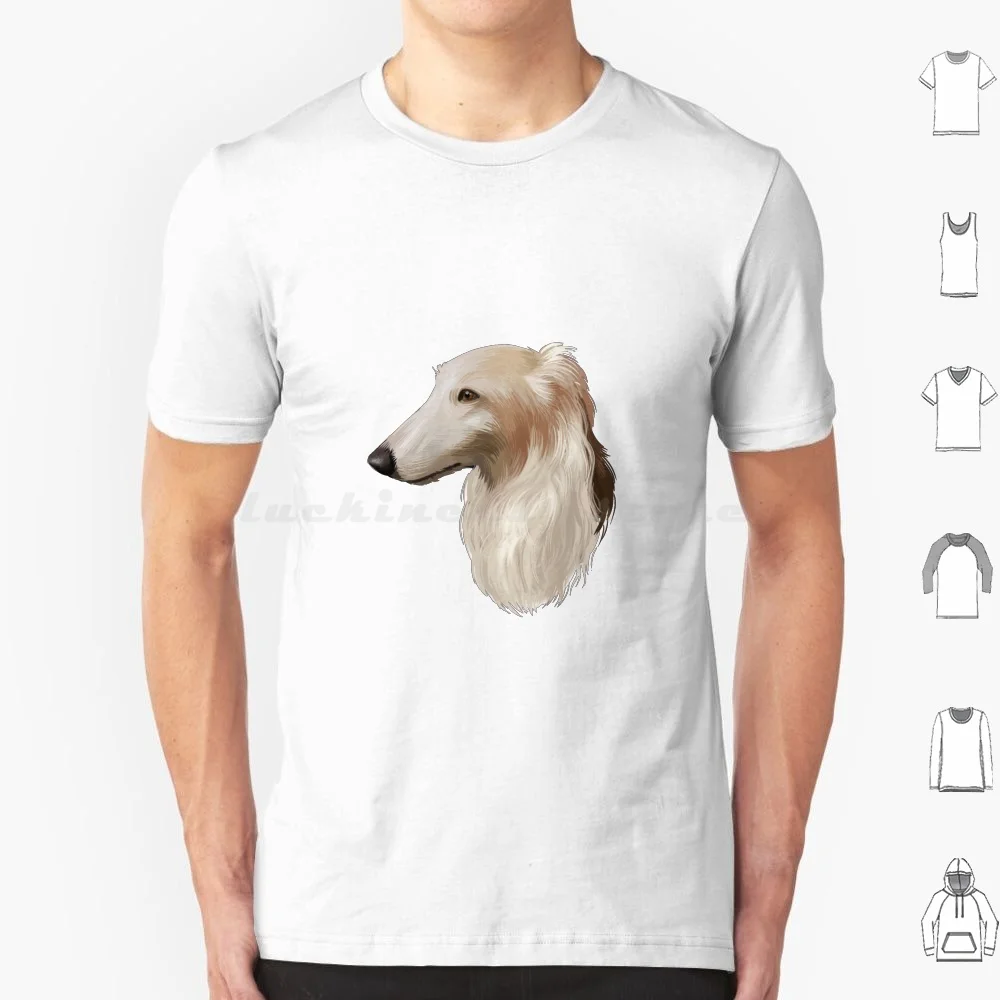 Borzoi Dog Breed Watercolor Paint Illustration T Shirt Men Women Kids 6xl Borzoi Borzoi Breed Borzoi Dog Borzoi Watercolor