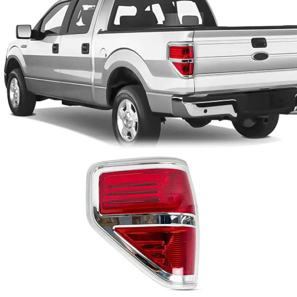 Rear Tail Lights Brake Lamps Assembly For 2009-2014 Ford F150 Pickup Left Side Right Side without bulb