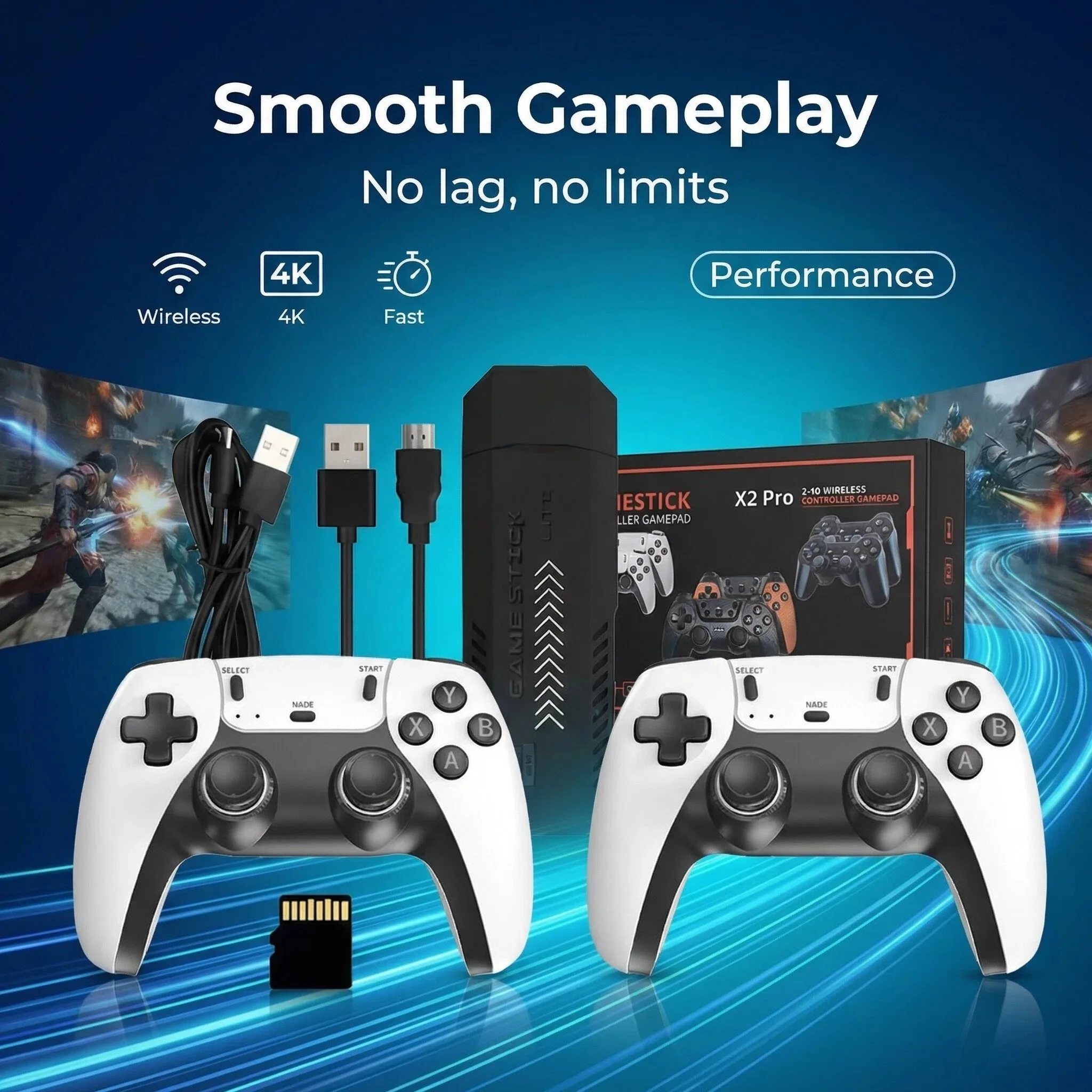 X2 PRO 게임 스틱 4K HDMI 레트로 비디오 게 - Retro Gaming Hdmi Stick 리뷰 및 가격