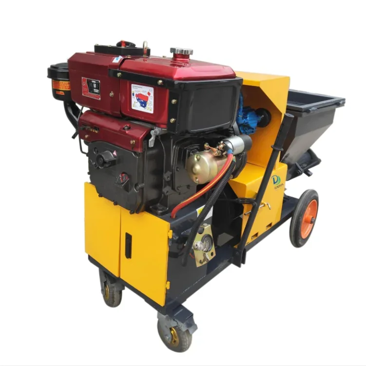 factory supply cement mortar spraying machines / shotcrete sprayer / mortar sprayer with low price