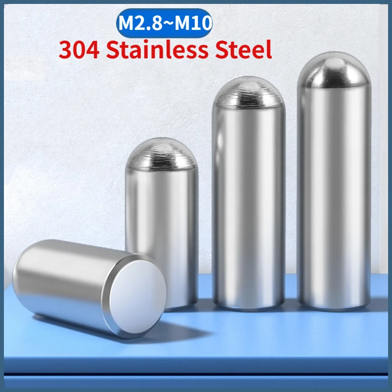 Beicai M2.8 M2.9 M3 M3.5 M4 M5 M6 M8 M10 SUS304 Stainless Steel Solid Round Cylindrical Pin Locating Dowel