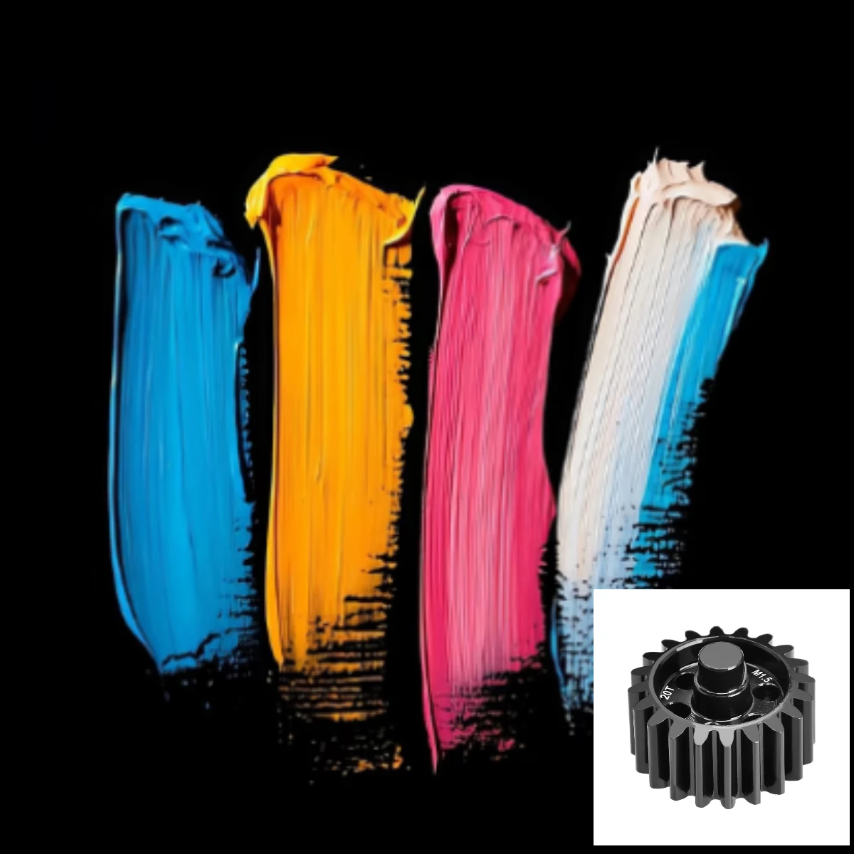 

GPM 20CrMnTi Steel 20T Transmission Idler Gear For TRAXXAS 1/6 Funco Pro Sand 8S 109076-4