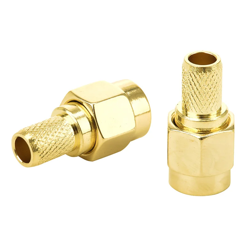 RG58 Cable Coax Adapter for WIFI Antenna Extension Cable SMA Male Female Connectors and Coaxial Cable Crimping Tool