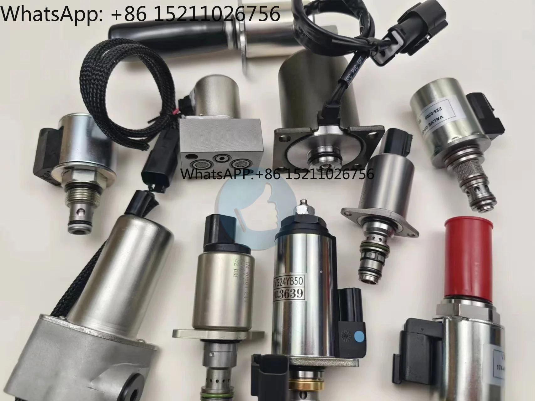 Valvola di alta qualità Gp Solenoide Cat 320 3E3748 Elettrovalvola elettrica 24v Caterpillar 330d Zappa posteriore 20693871 152-8340