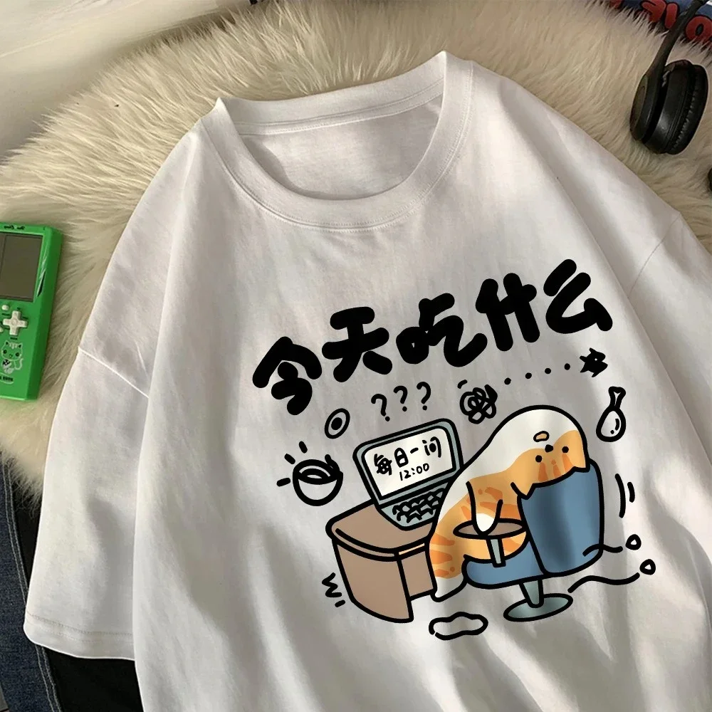 

Funny Comic Cat Womens T-Shirts Cartoons Prints T Shirts Soft O-Neck Short Sleeve Tops Summer Womans Clothes Fashion Vintage Y2K