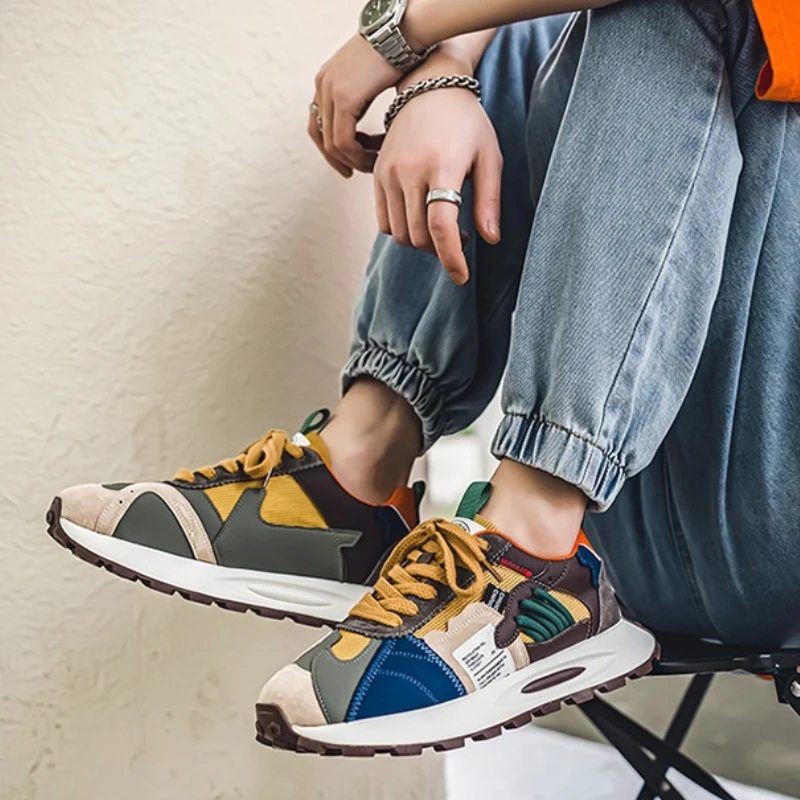 Trendy Men's Casual Running Shoes 2025 New Quality Fashion Sneakers for Mens Mesh Outdoor Tennis Training Shoes Tenis Masculino - Image 2