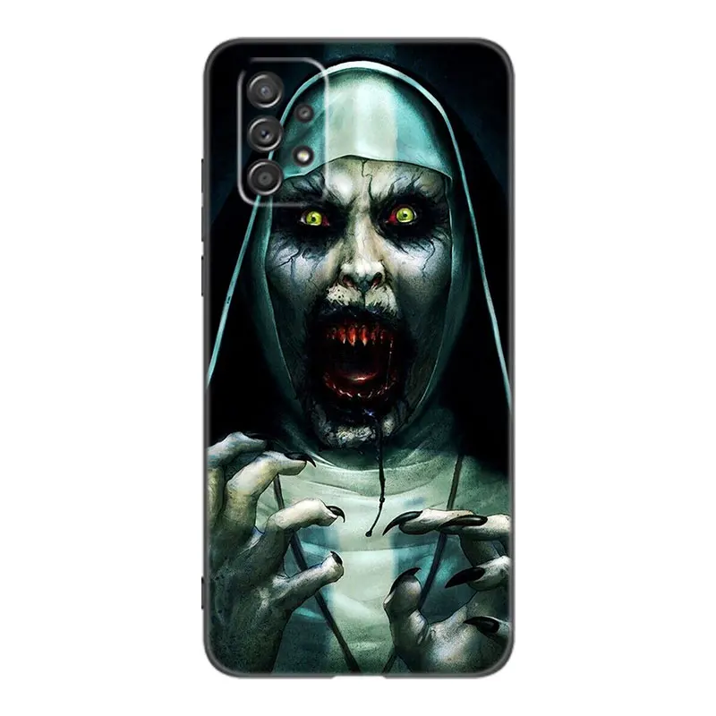 The Nun Valak Horror Phone Case For Samsung A13 A22 A24 A32 A23 A25 A34 A35 A52S A53 A54 A55 A73 5G A12 A14 A15 A31 A33 A50 A51