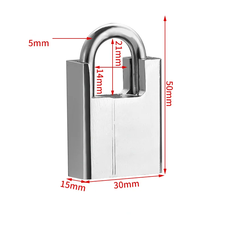 30mm Keyed Padlocks, Weatherproof & Anti-Theft, Indoor Outdoor Security Locks for Lockers, Tents and Basement Doors