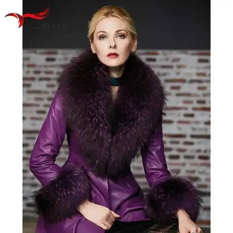 elegante-set-di-colletto-e-polsini-in-pelliccia-di-procione-di-lusso-taglia-grande-sciarpa-in-vera-pelliccia-100-spessa-e-calda-scialle-da-donna-per-l'inverno