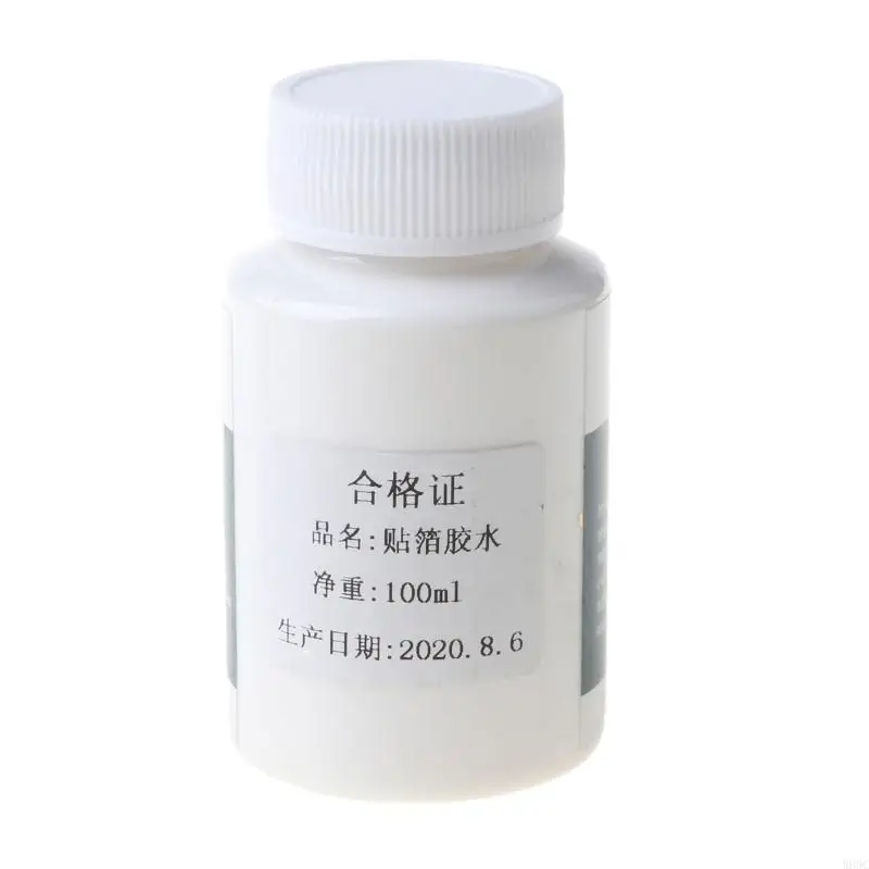 Sábanas aluminio oro W89C Gildo Adhesivo DIY Arte Craft Decoración del hogar 100G/Botella