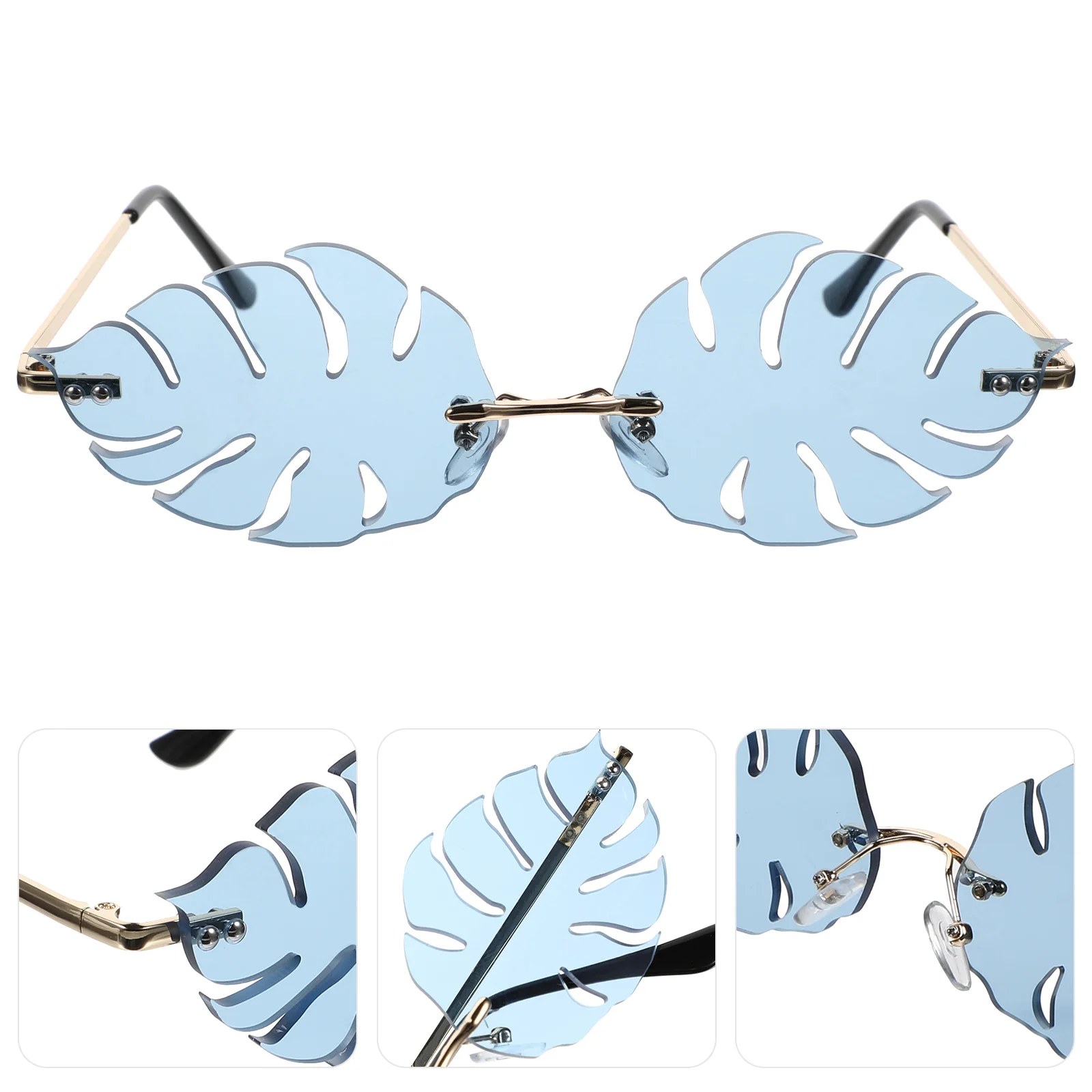 

Sunglasses PC Eyeglasses Fashion Party Metal Shaped Unique Photo Props Funny Design Long-lasting Material Perfect Atmosphere