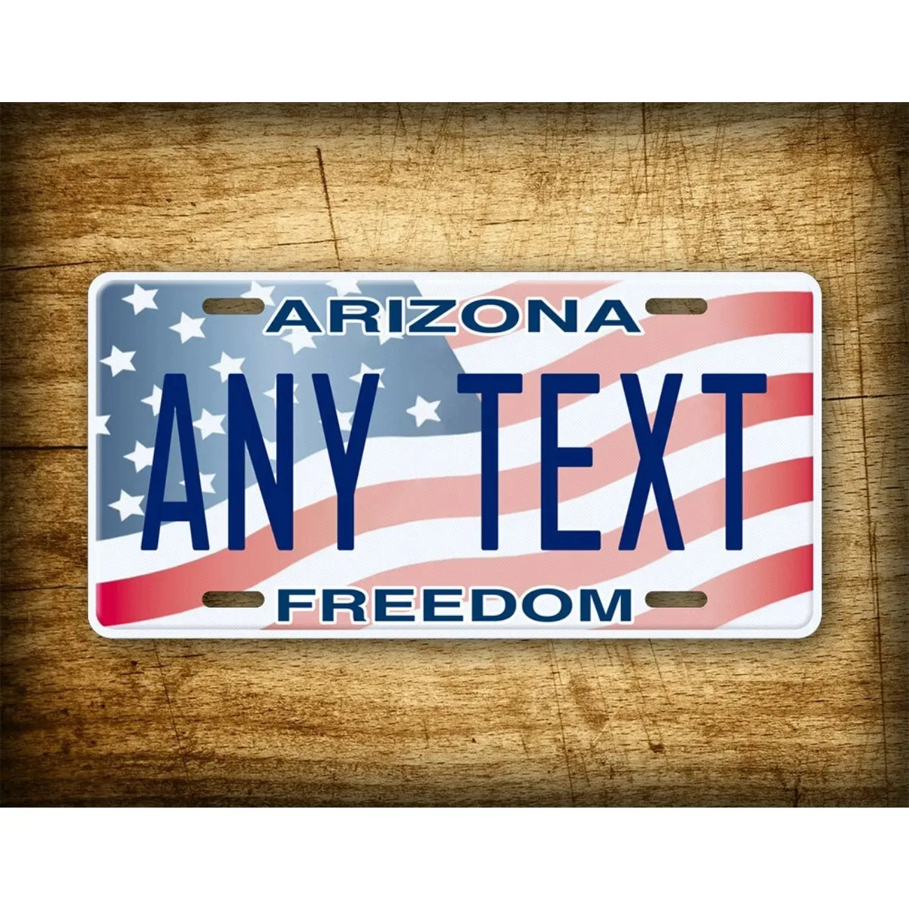 Arizona Freedom American Flag Metal Sign, Dustproof Waterproof Home Wall Decor
