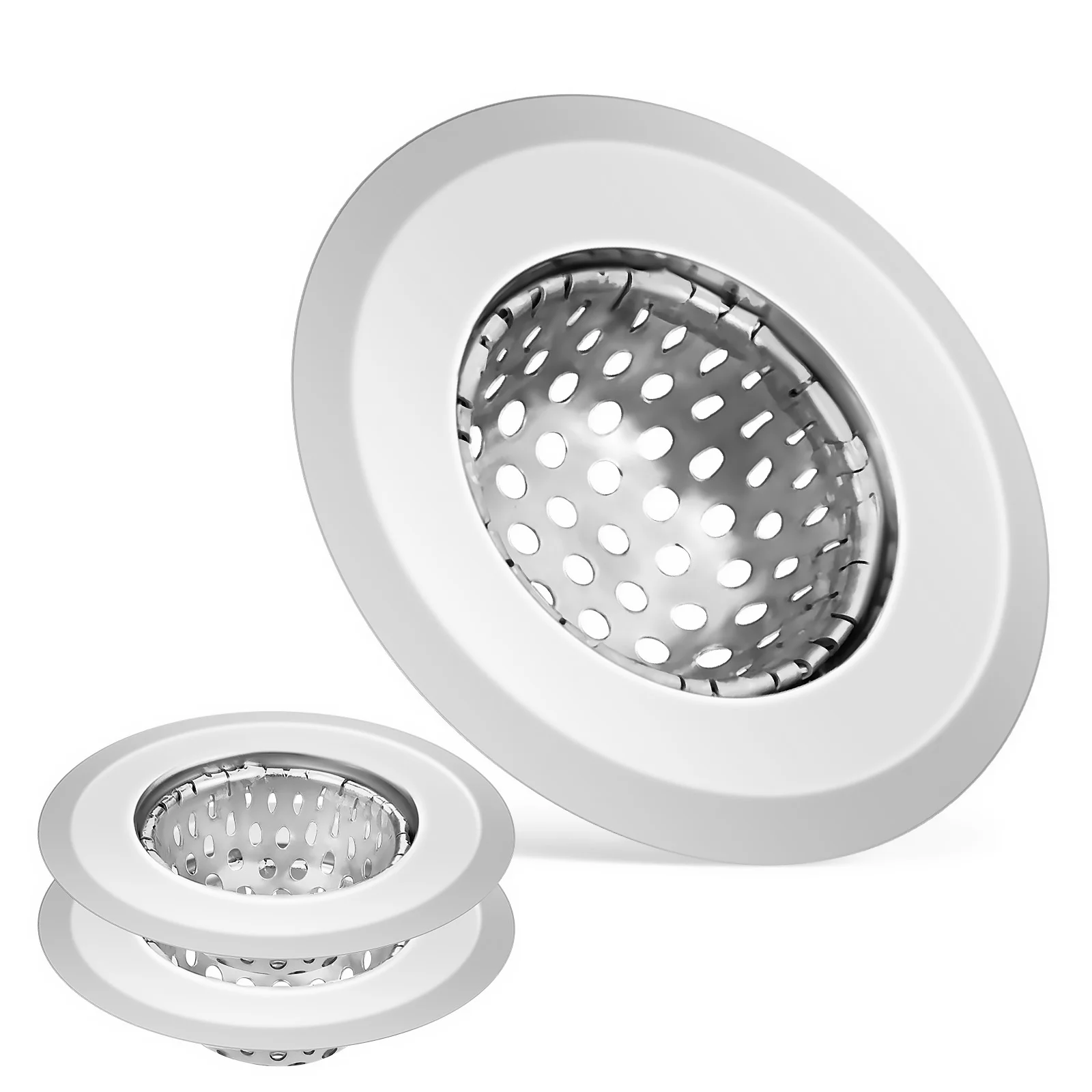 3 Pcs Sink Strainers Metal Sink Strainer Bathroom Sink Strainer Sink Net Strainer Kitchen Sink Strainer Basket