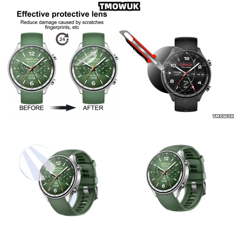 

For Oneplus Watch 2R HD Clear Anti - Scratch Tempered Glass Screen Protector Film