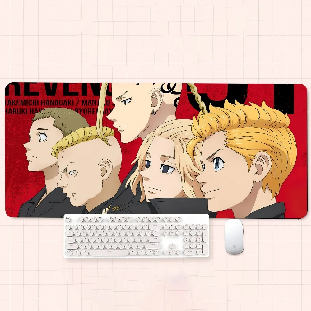 Anime Tokyo Revengers Mousepad New Arrivals Large Gaming Mousepad L XL XXL Gamer Mouse Pad Size For Keyboards Mat