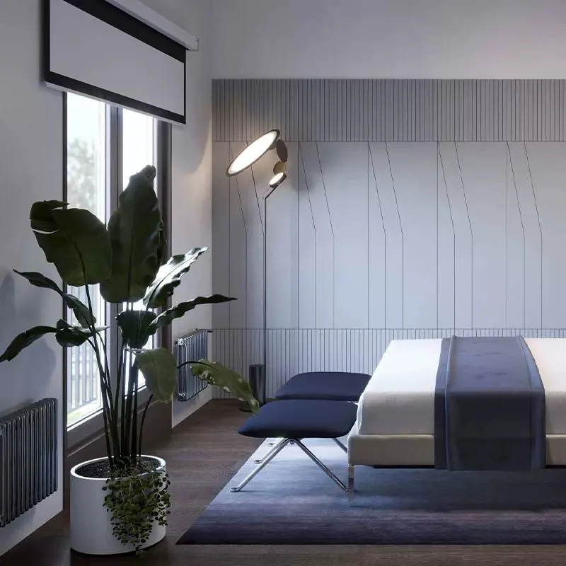 Minimalist Designer Post-modern Hotel Club Showroom Bar Counter Vertical Garden Living Room High-level Floor Lamp