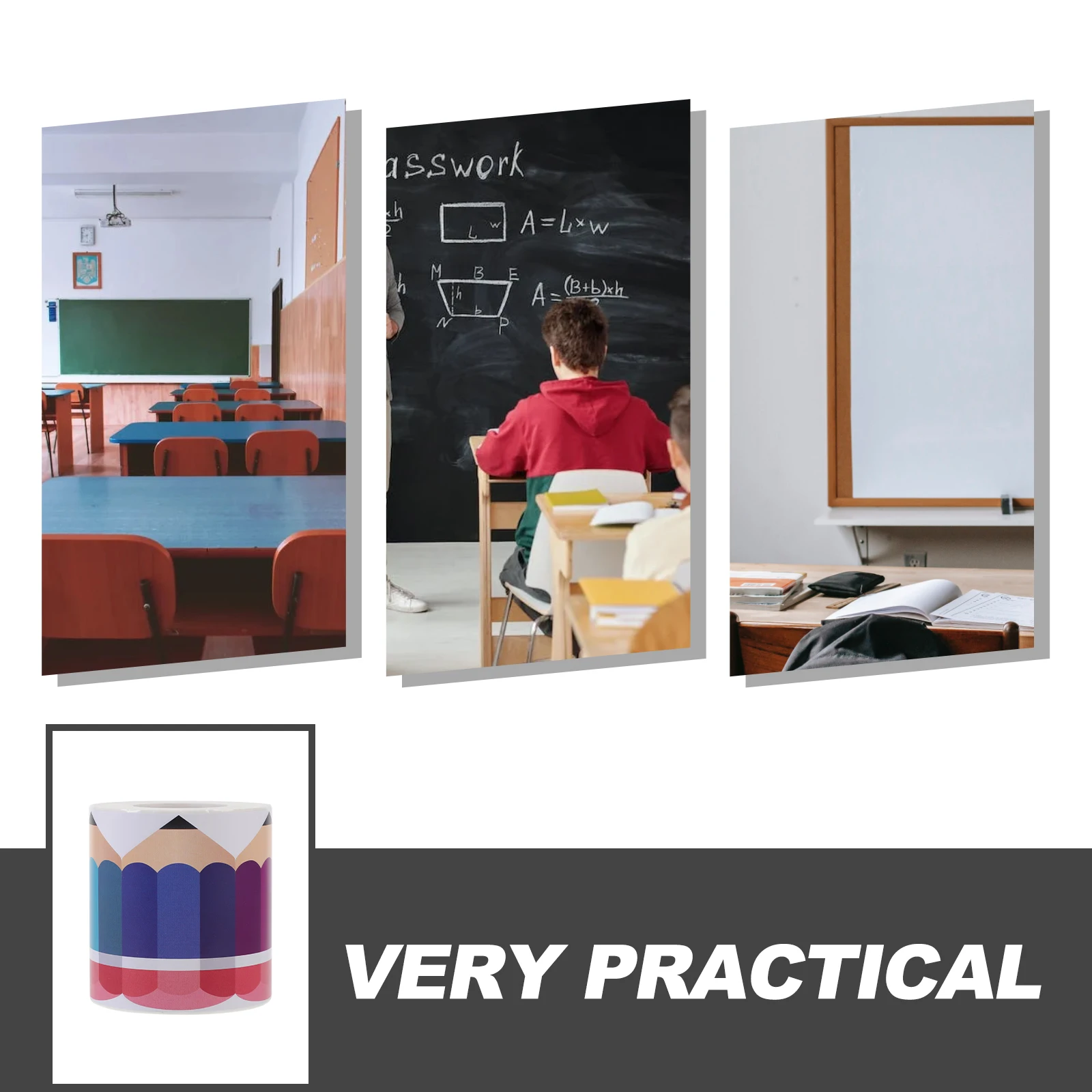 

Pencil Border Sticker Classroom Bulletin Board Borders Soft Decoration Stickers Paper
