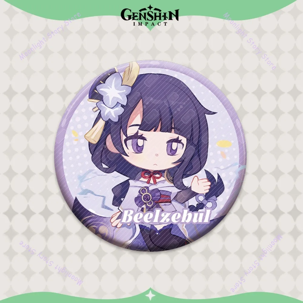 جينشين تأثير لعبة شارة تشيبي نمط Nashidafu نينا ويندي Skirmisher لعبة أنيمي شخصية قلادة هدية لمحبي تحصيل