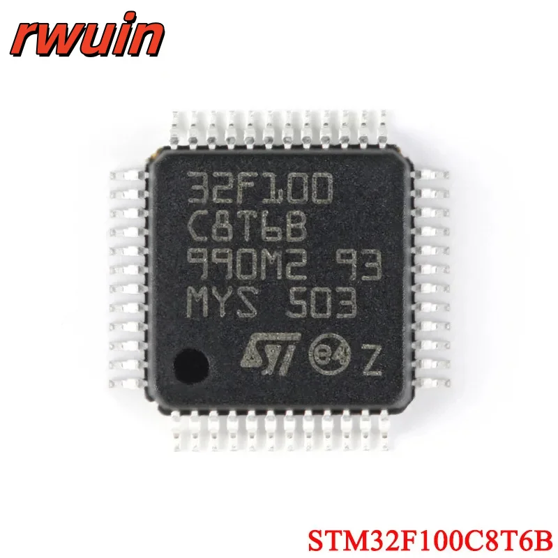 5 Stück/1 Stück STM32F100C8T6B STM32F100 STM32 F100C8T6B 32F100C8T6 LQFP-48 ARM Mikrocontroller MCU IC Controller Chip