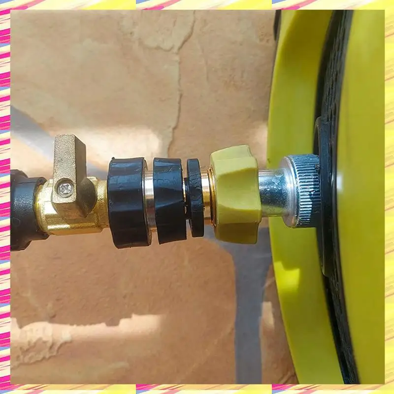 ABJJ 3/4 pouces tuyau d'arrosage connexion rapide mâle et femelle connecteur de tuyau à dégagement rapide d'eau, 6 jeux