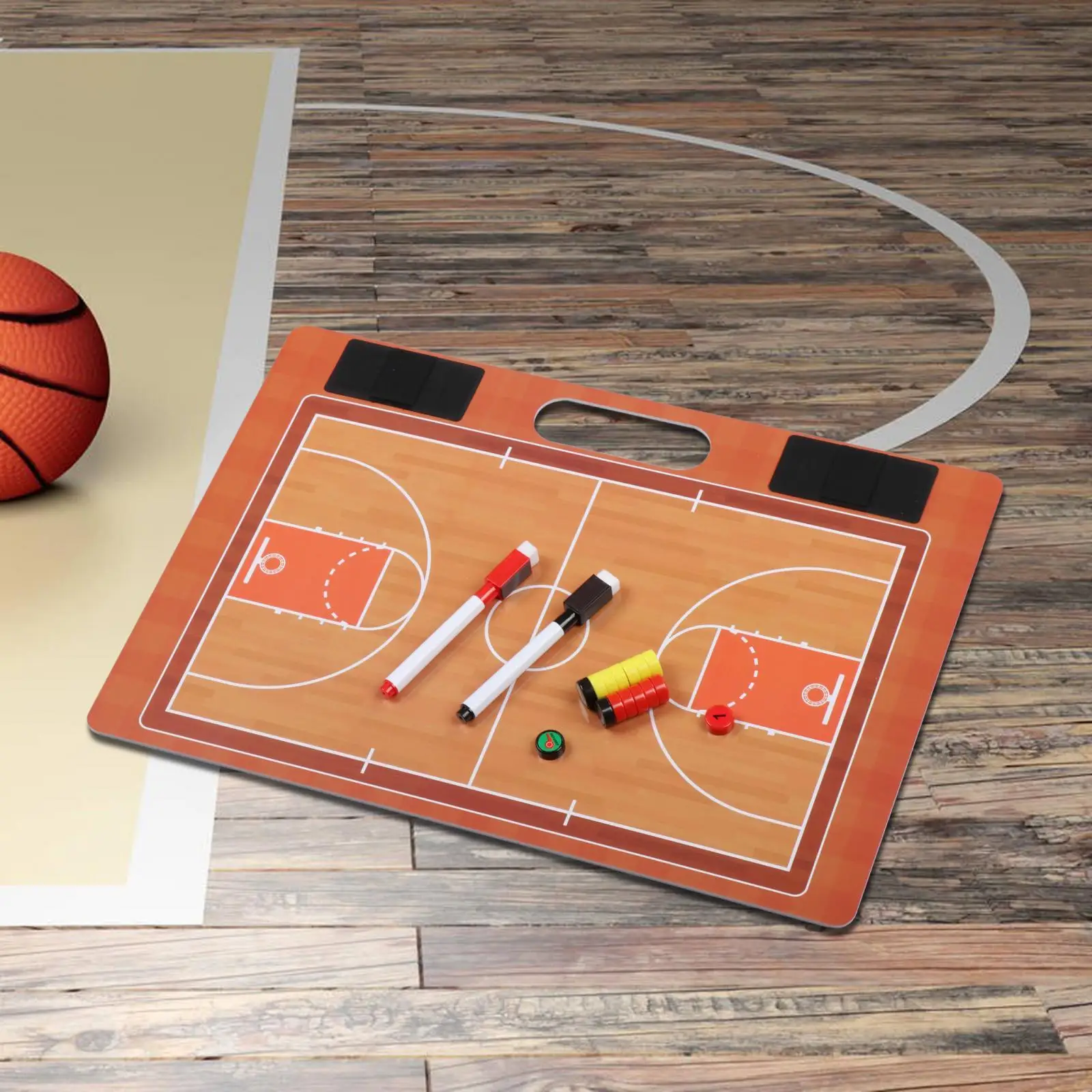 Tactic Coaching Boards Basketball Football with Marker Pen Sports Accessory Practice Board Rewritable Coaches Marker Whiteboard