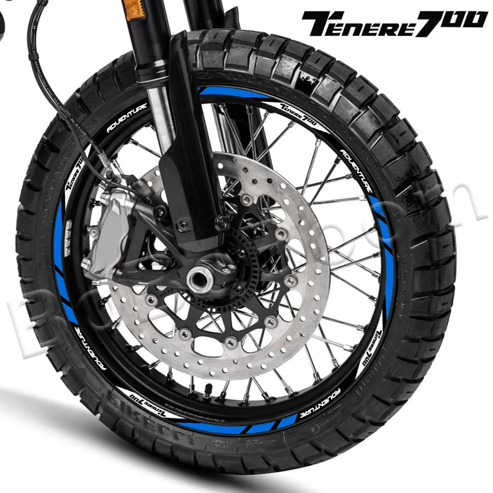 Autocollant de roue de moto Casting, bande de jante, étanche, accessoires de décalcomanie pour TENSoutheast 700 Tenere700 countZ 700 countZ700, 21