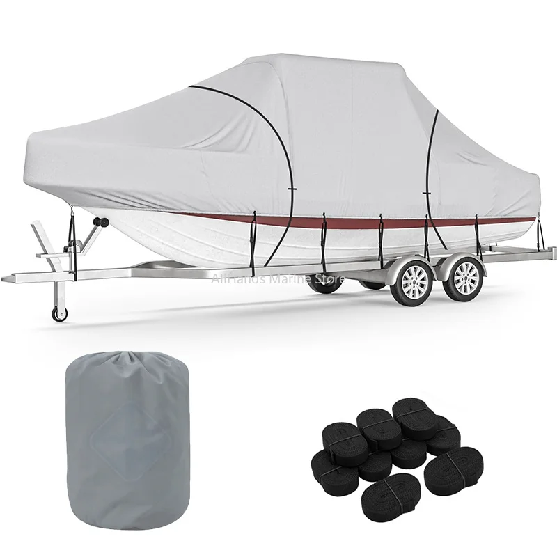 Custom High Quality Heavy Duty Fabric Outdoor Boat Cover Waterproof Hail Protect Boat Cover